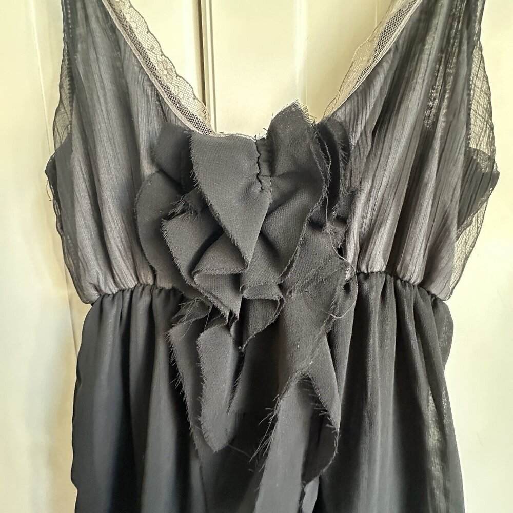 Poof Black Camisole Womens Small New‎